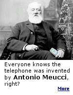 Antonio Meucci invented the telephone in 1871, five years before Alexander Graham Bell, but Meucci couldn't afford the $10 fee charged by the U.S. Patent Office.